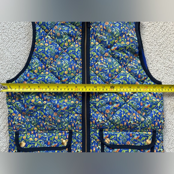 J. Crew quilted vest - special Liberty Print - Picture 3 of 4